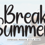Break Summer Font - Featured Image