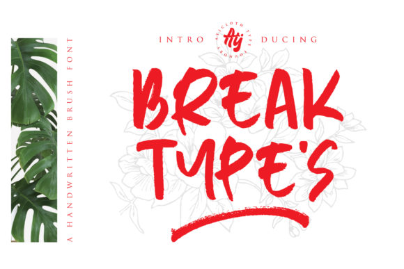 Break Types Font - Featured Image