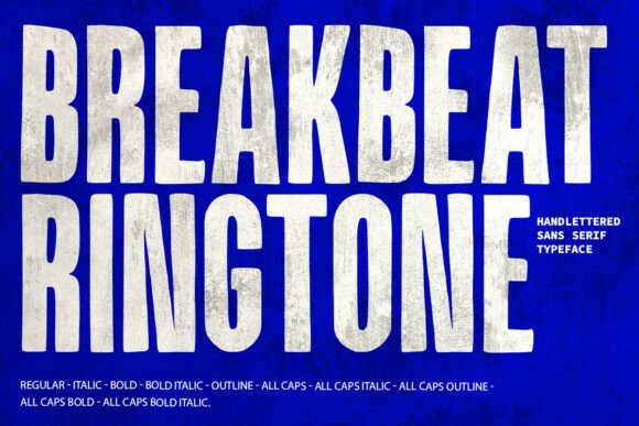 Breakbeat Ringtone Font - Featured Image