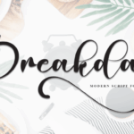 Breakday Font - Featured Image