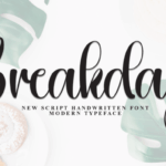 Breakday Font - Featured Image