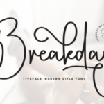 Breakday Font - Featured Image
