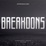 Breakdons Font - Featured Image