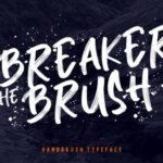 Breaker the Brush Font - Featured Image