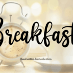 Breakfast Font - Featured Image