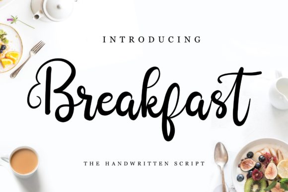 Breakfast Font - Featured Image