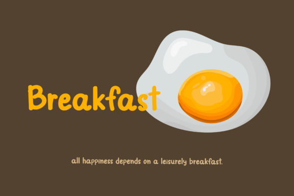 Breakfast Font - Featured Image