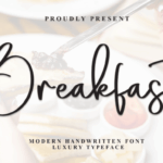 Breakfast Font - Featured Image