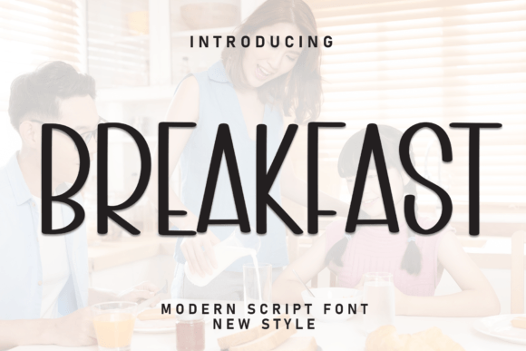 Breakfast Font - Featured Image
