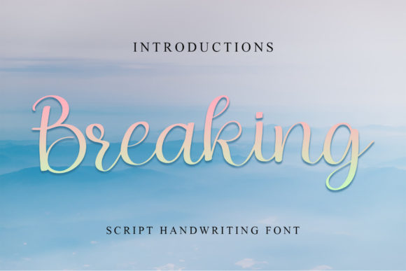 Breaking Font - Featured Image