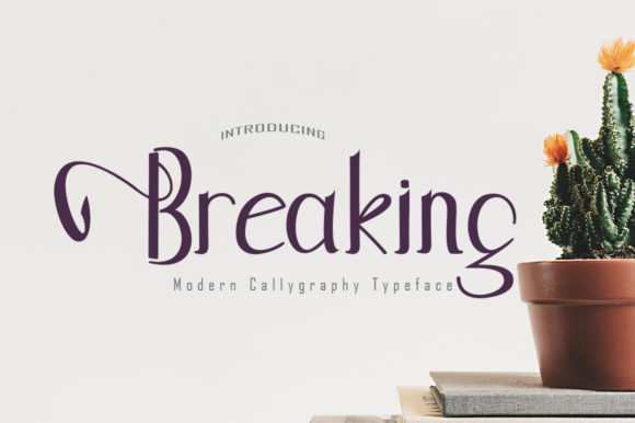 Breaking Font - Featured Image