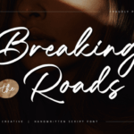 Breaking Roads Font - Featured Image