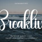 Breaklive Font - Featured Image