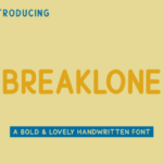 Breaklone Font - Featured Image