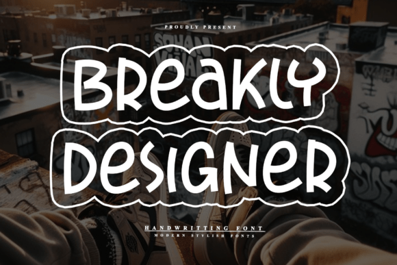 Breakly Designer Font - Featured Image
