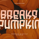Breaks Pumpkin Font - Featured Image