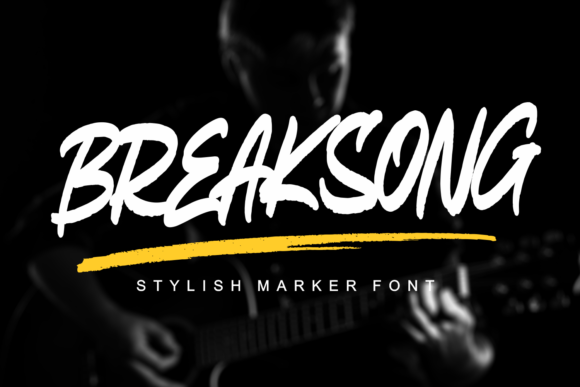 Breaksong Font - Featured Image