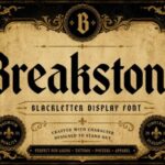 Breakstone Font - Featured Image