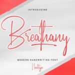 Breathany Font - Featured Image