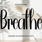 Breathe Font - Featured Image