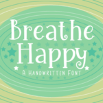 Breathe Happy Font - Featured Image