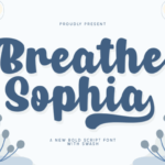 Breathe Sophia Font - Featured Image