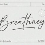 Breathney Font - Featured Image