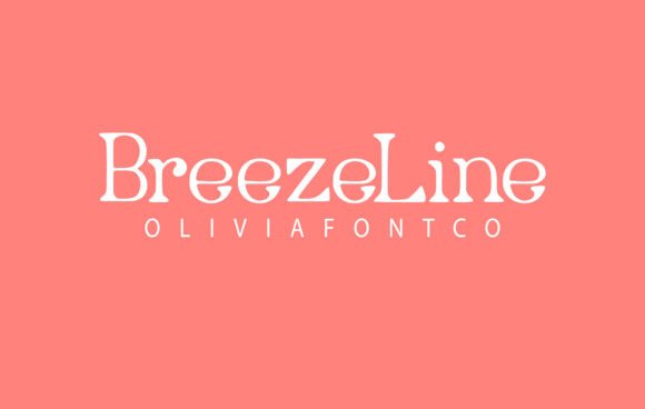 Breezeline Font - Featured Image