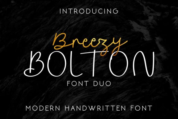 Breezy Bolton Font - Featured Image