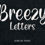 Breezy Letters Font - Featured Image