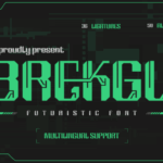 Brekgu Font - Featured Image