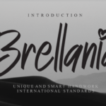 Brellania Font - Featured Image