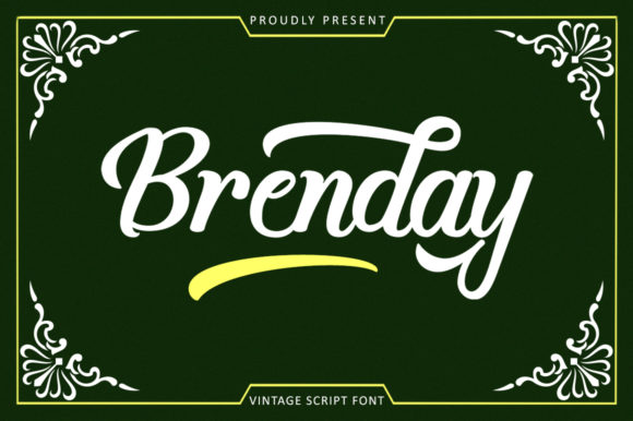Brenday Font - Featured Image