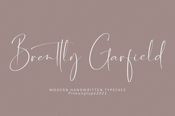 Brently Garfield Font - Featured Image