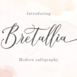 Bretallia Font - Featured Image