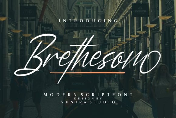 Brethesom Font - Featured Image