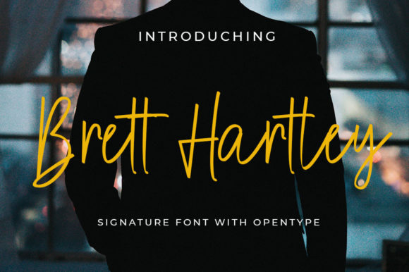 Brett Hartley Font - Featured Image