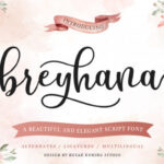 Breyhana Font - Featured Image