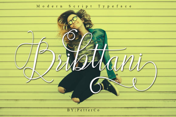 Bribttani Script Font - Featured Image