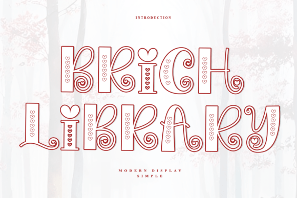 Brich Library Font - Featured Image