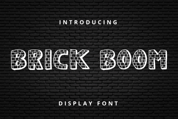 Brick Boom Font - Featured Image