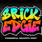 Brick Edgie Font - Featured Image