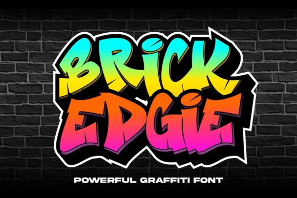 Brick Edgie Font - Featured Image