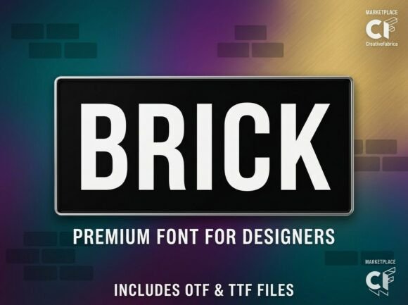 Brick Font - Featured Image