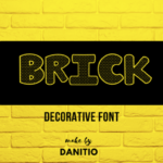 Brick Font - Featured Image