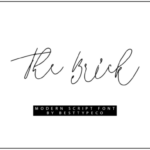 Brick Font - Featured Image