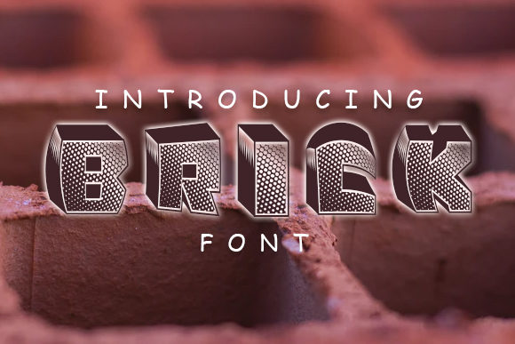 Brick Font - Featured Image