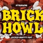Brick Howl Font - Featured Image