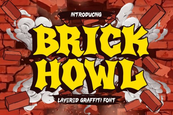 Brick Howl Font - Featured Image