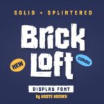 Brick Loft Font - Featured Image